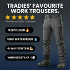Mavrix - Fleece Lined Waterproof Utility Trousers (BUY 1 GET 1 FREE)