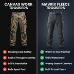 Mavrix - Fleece Lined Waterproof Utility Trousers (BUY 1 GET 1 FREE)