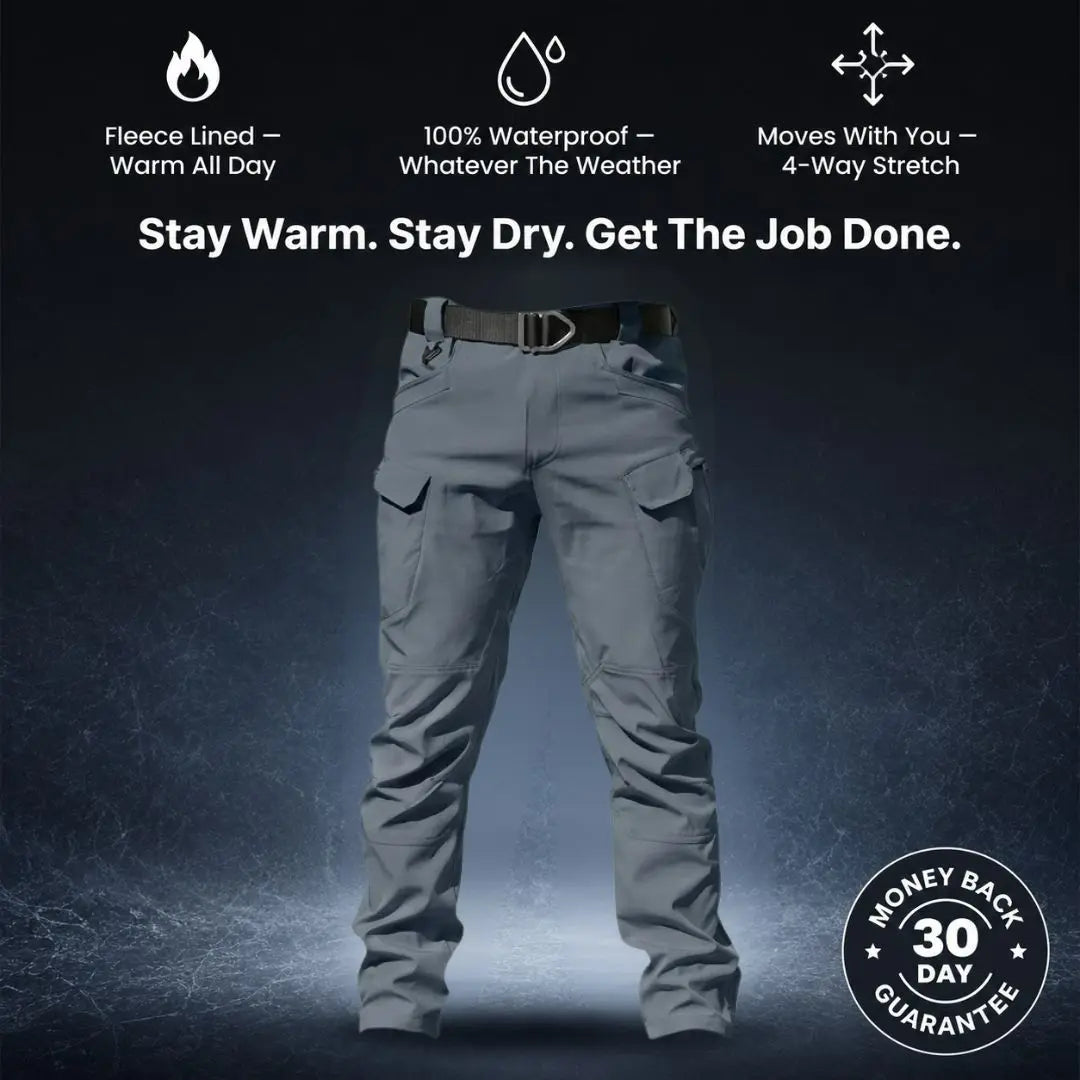 Mavrix - Fleece Lined Waterproof Utility Trousers (BUY 1 GET 1 FREE)