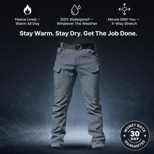 Mavrix - Fleece Lined Waterproof Utility Trousers (BUY 1 GET 1 FREE)