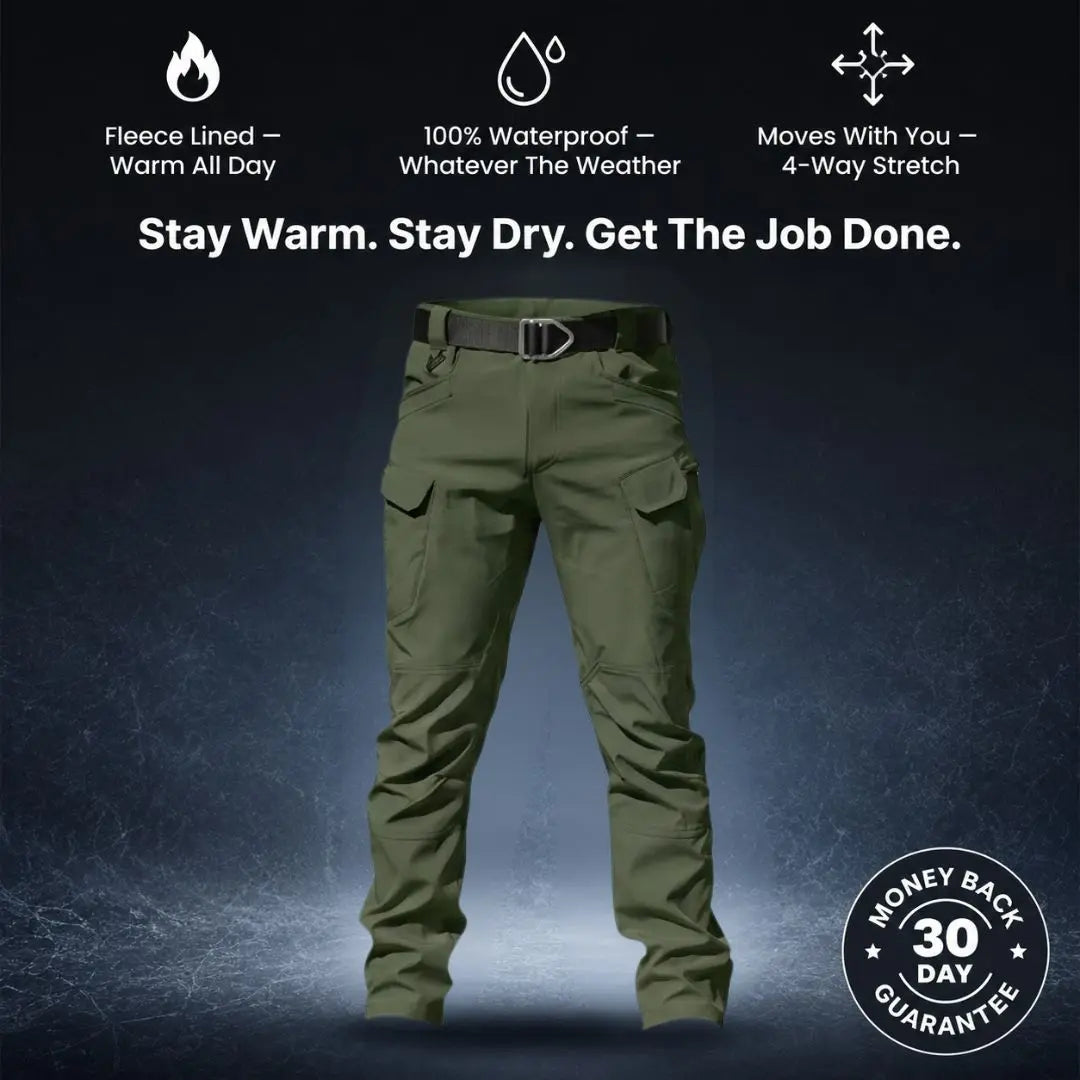 Mavrix - Fleece Lined Waterproof Utility Trousers (BUY 1 GET 1 FREE)